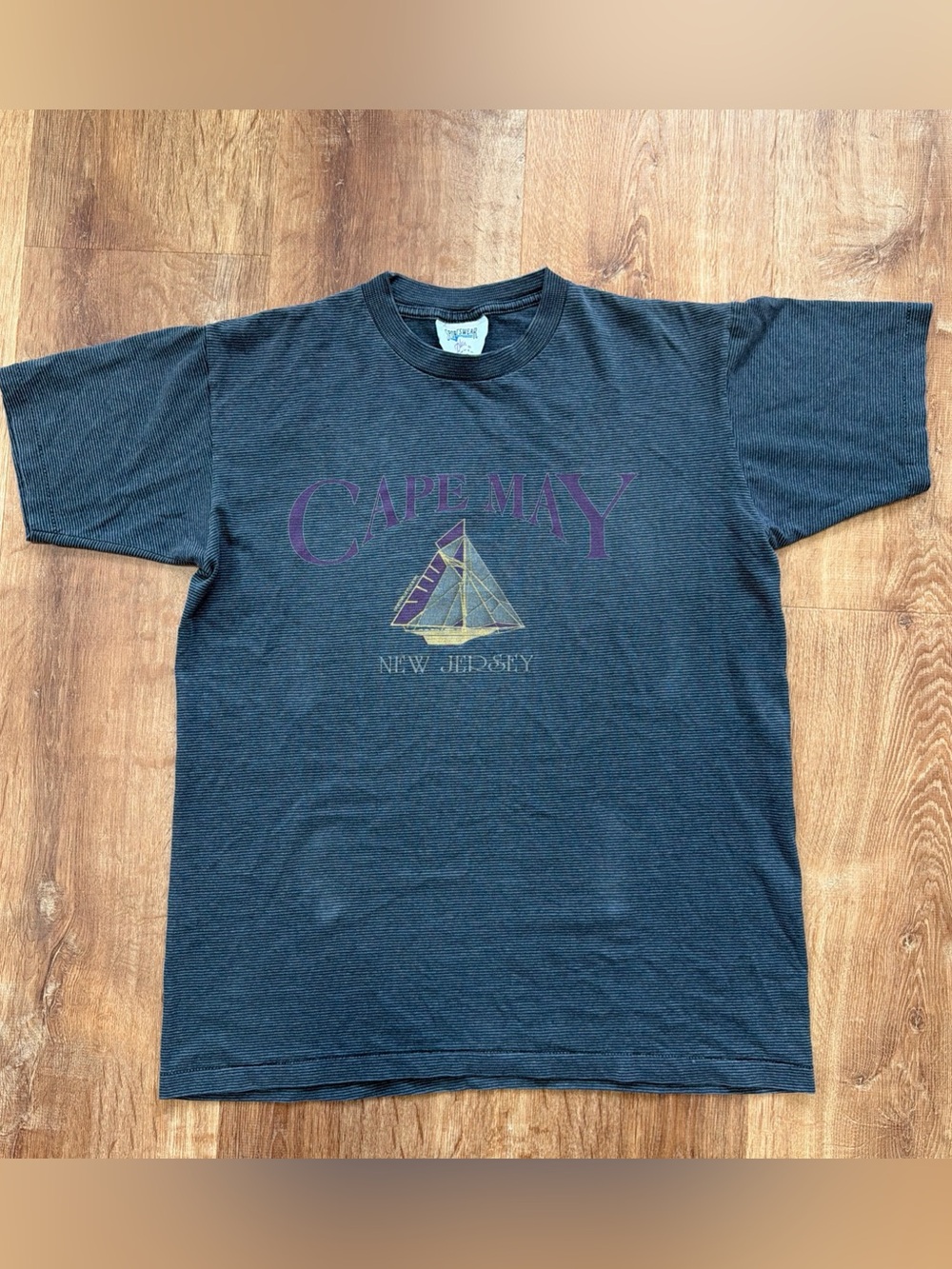 Vintage Sportswear Plus Cape May New Jersey T-Shirt Mens M Single Stitch USA 90s